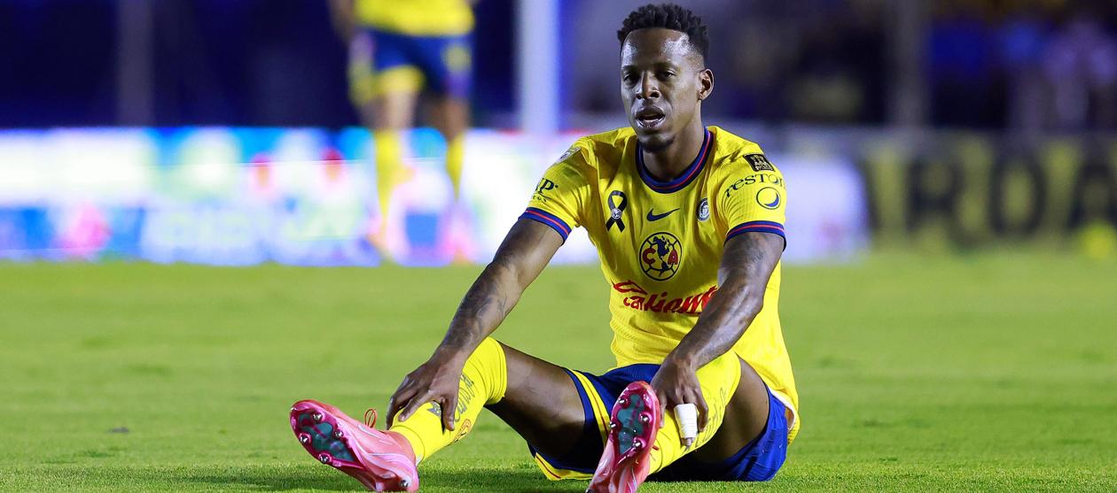 El colombiano Cristian Borja, lateral izquierdo del América de México.