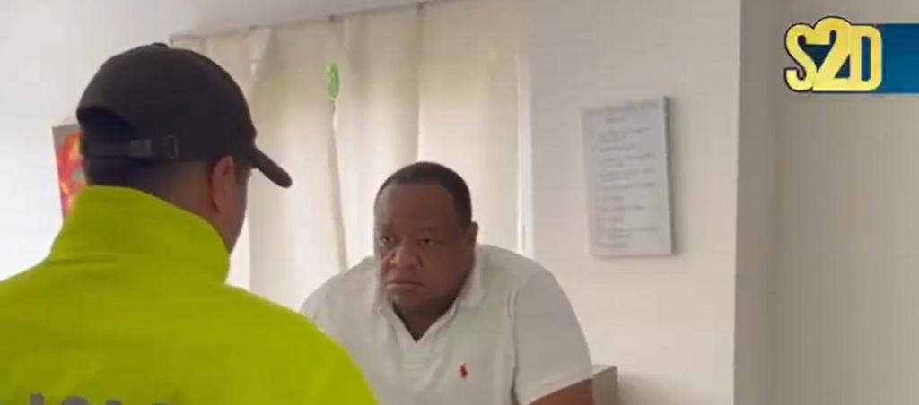 Jesús Elver González, alias 'Chucho', capturado por la policía. 