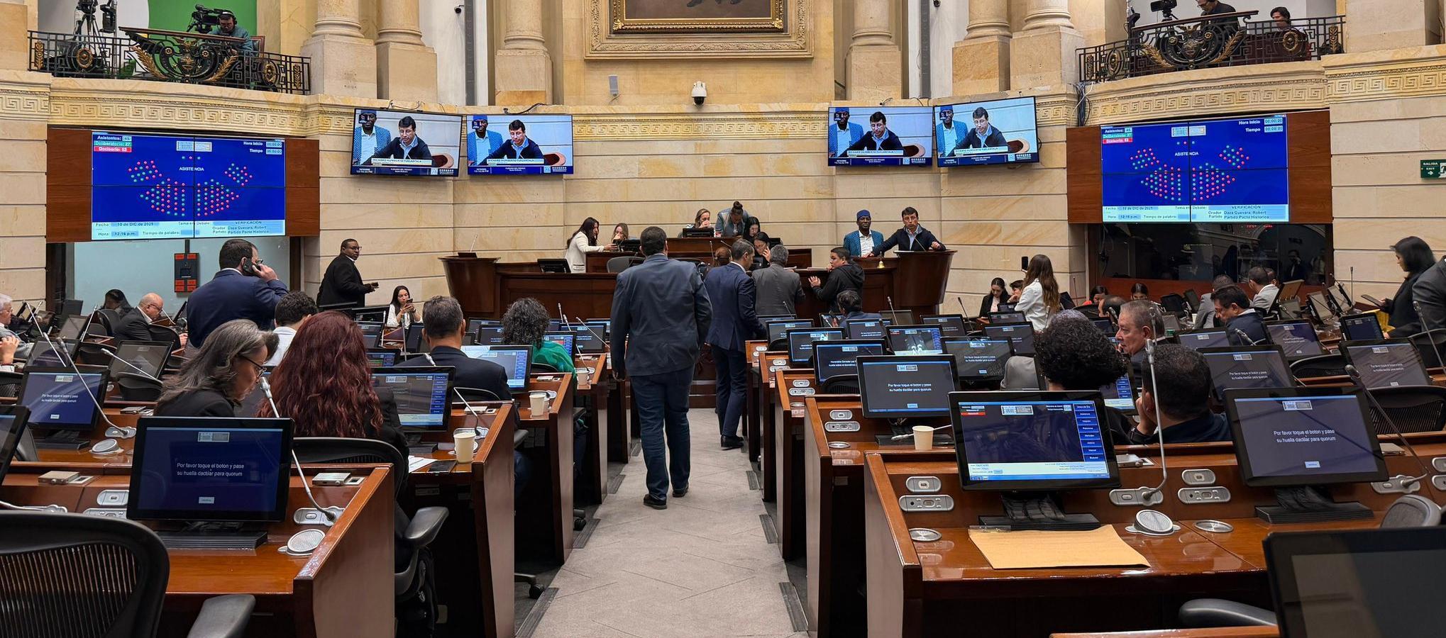 Aspecto del Congreso de la República. Imagen de referencia.