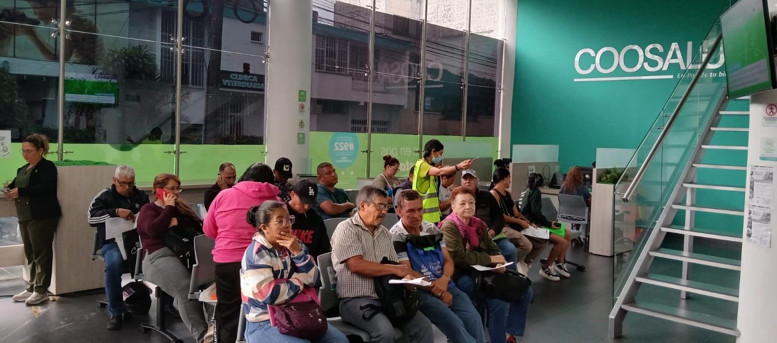 Sede de atención de Coosalud EPS.