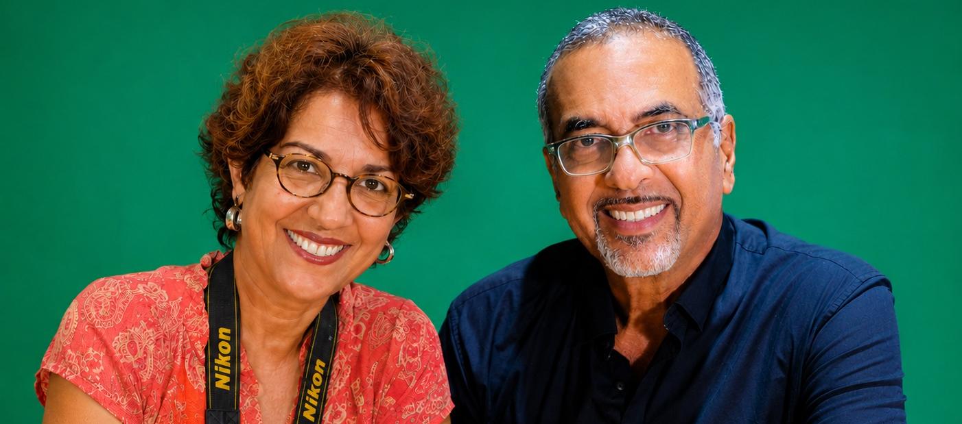 Vivian Saad y Luis Rincón, prestigiosos fotógrafos barranquilleros.