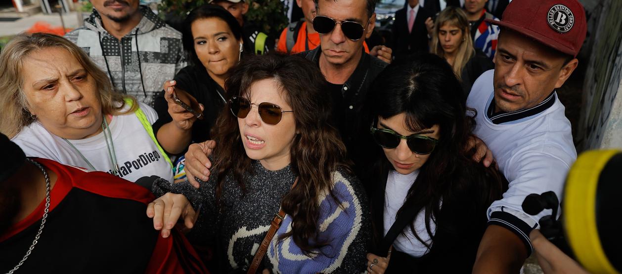 Dalma y Gianinna, hijas de Diego Armando Maradona.