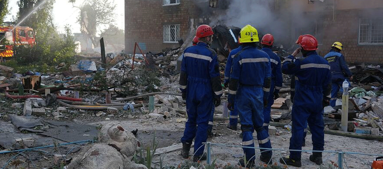 Doble atentado a vehículo de misión humanitaria en Ucrania.