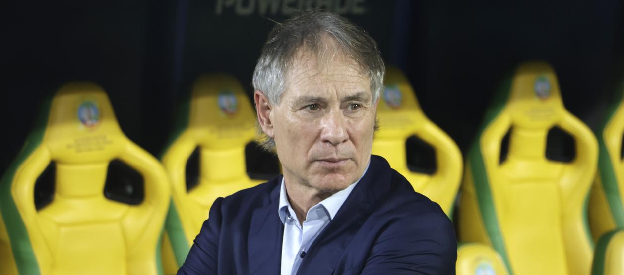 El argentino Ariel Holan, entrenador de Cerro Porteño, en el partido contra Junior.