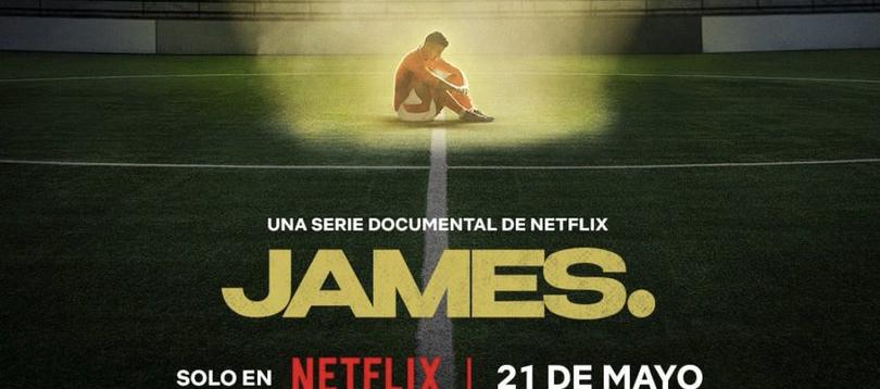 Afiche promocional de la docuserie de James Rodríguez en Netflix.