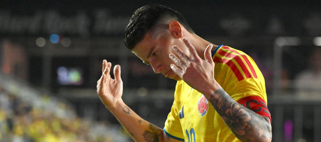 James Rodríguez, capitán de la Selección Colombia.