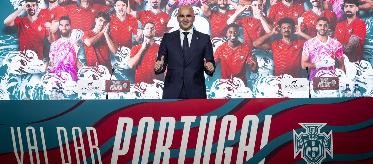 El español Roberto Martínez, seleccionador de Portugal. 