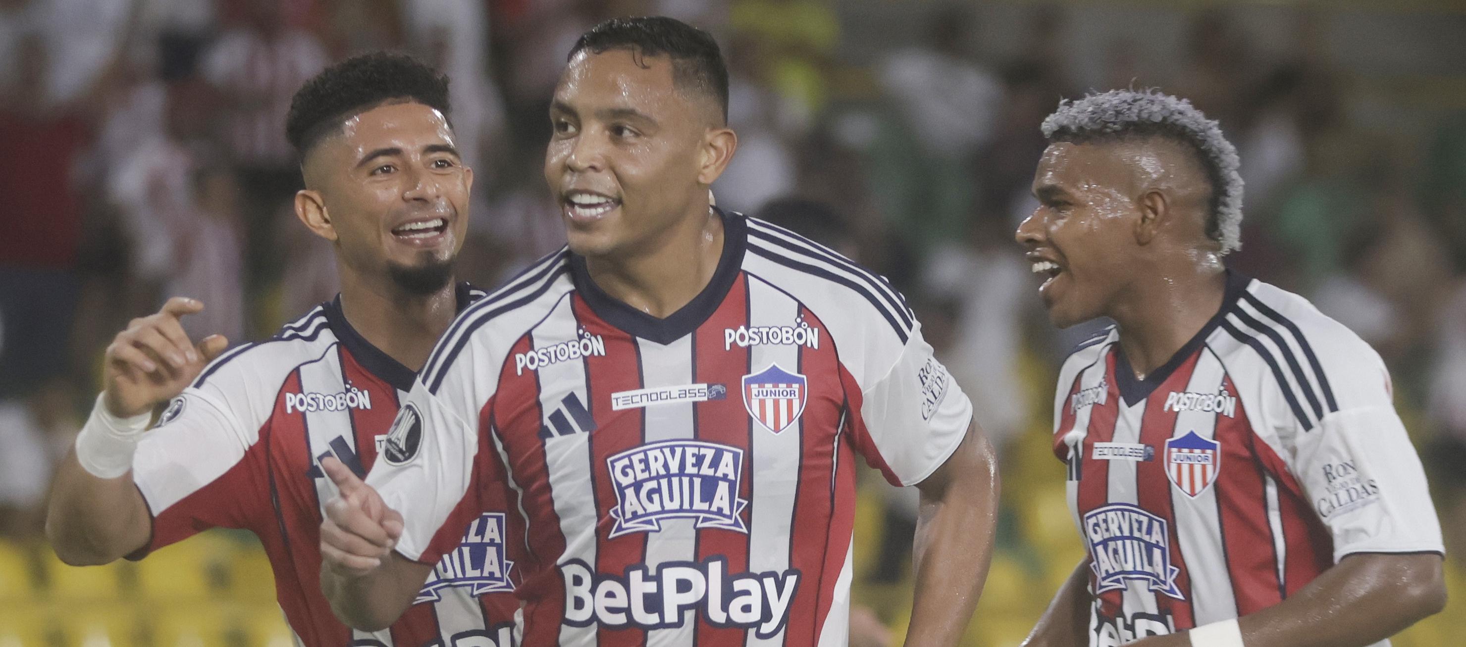 Luis Fernando Muriel, máximo goleador de Junior en 2026 con 13 tantos.