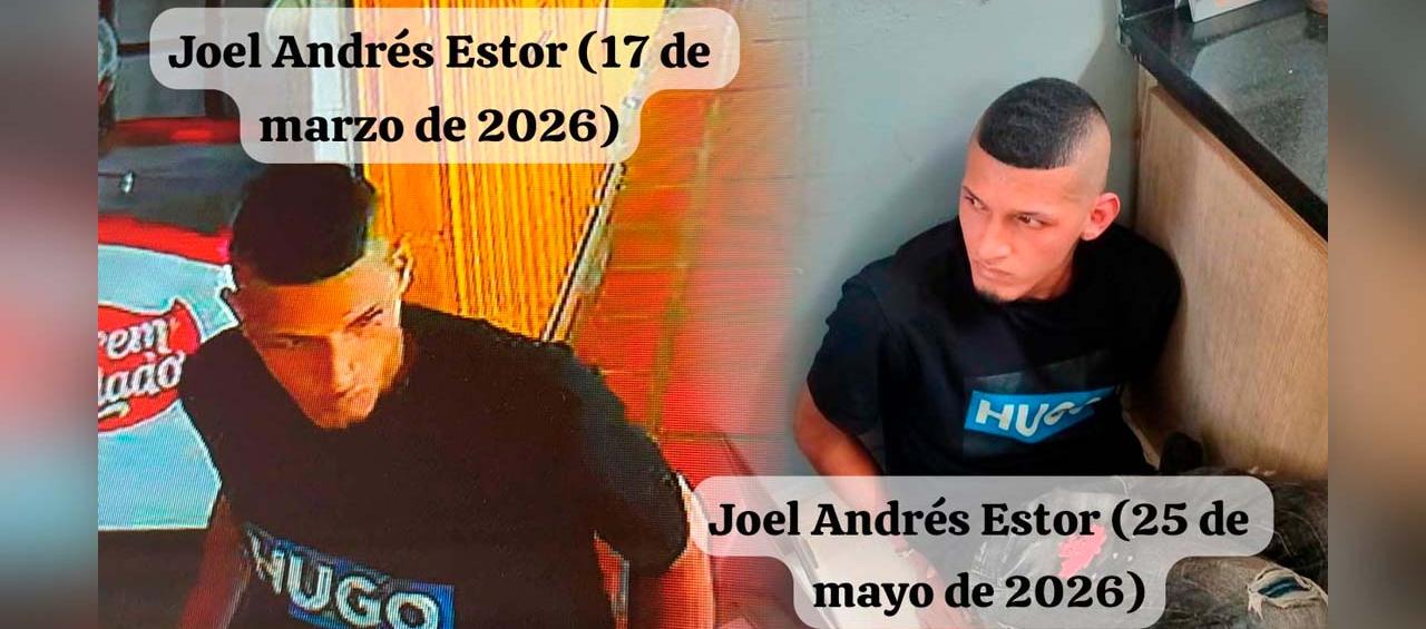 Joel Andrés Estor Gómez, uno de los capturados