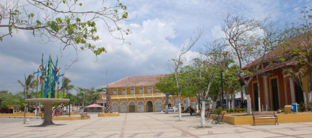 Plaza de Puerto Colombia.