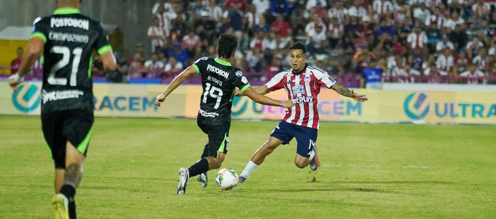 Juan David Ríos en el partido contra Nacional, el pasado 10 de marzo. 