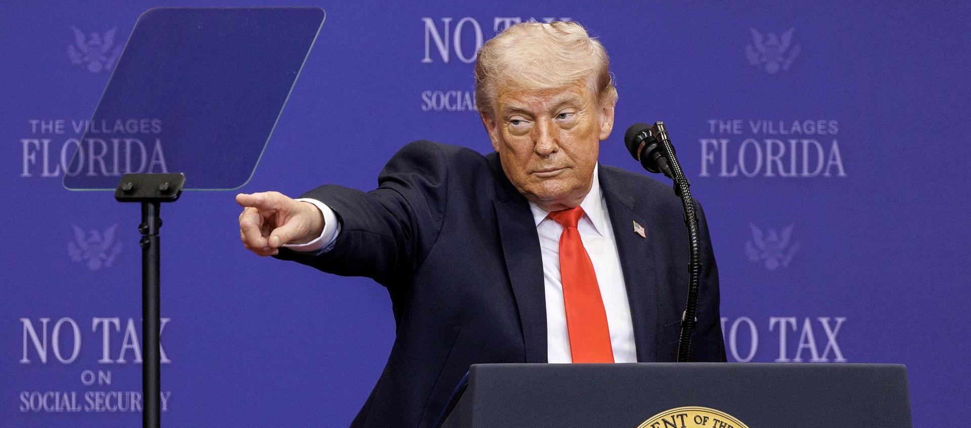Donald Trump, presidente de Estados Unidos.