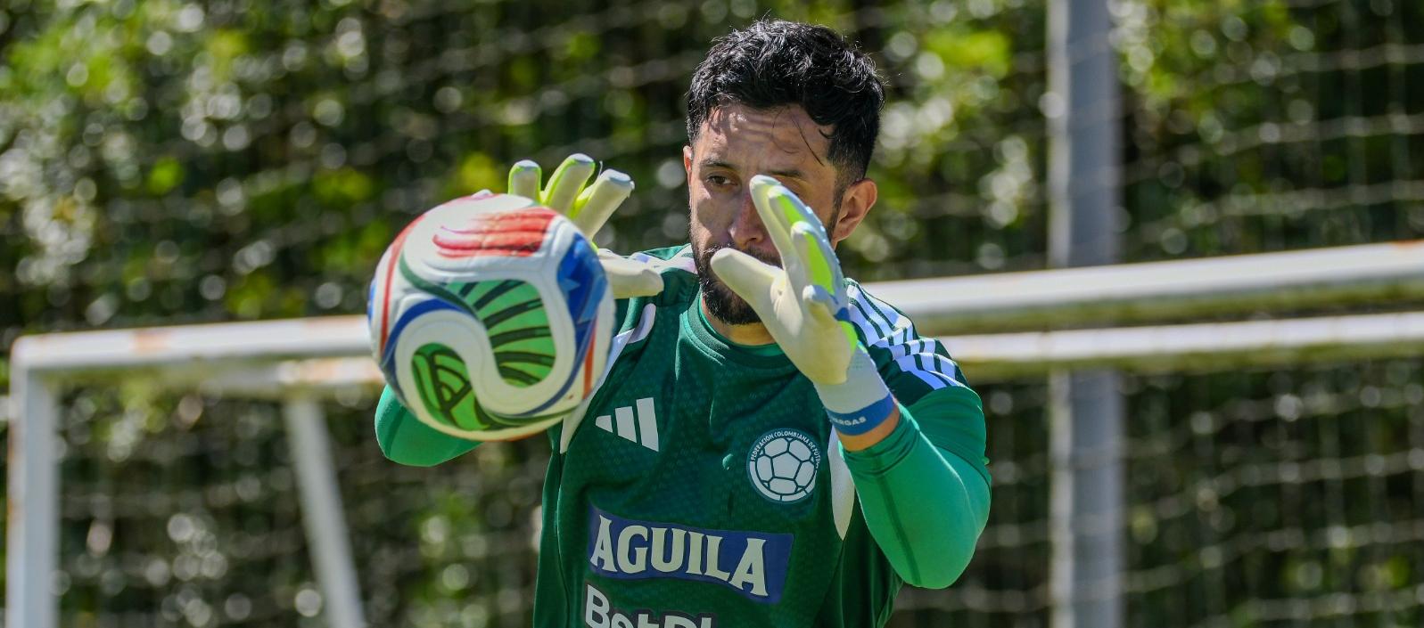 Camilo Vargas, portero titular de la Selección Colombia. 