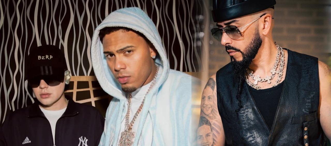 Bizarrap, Myke Towers y Yandel. 