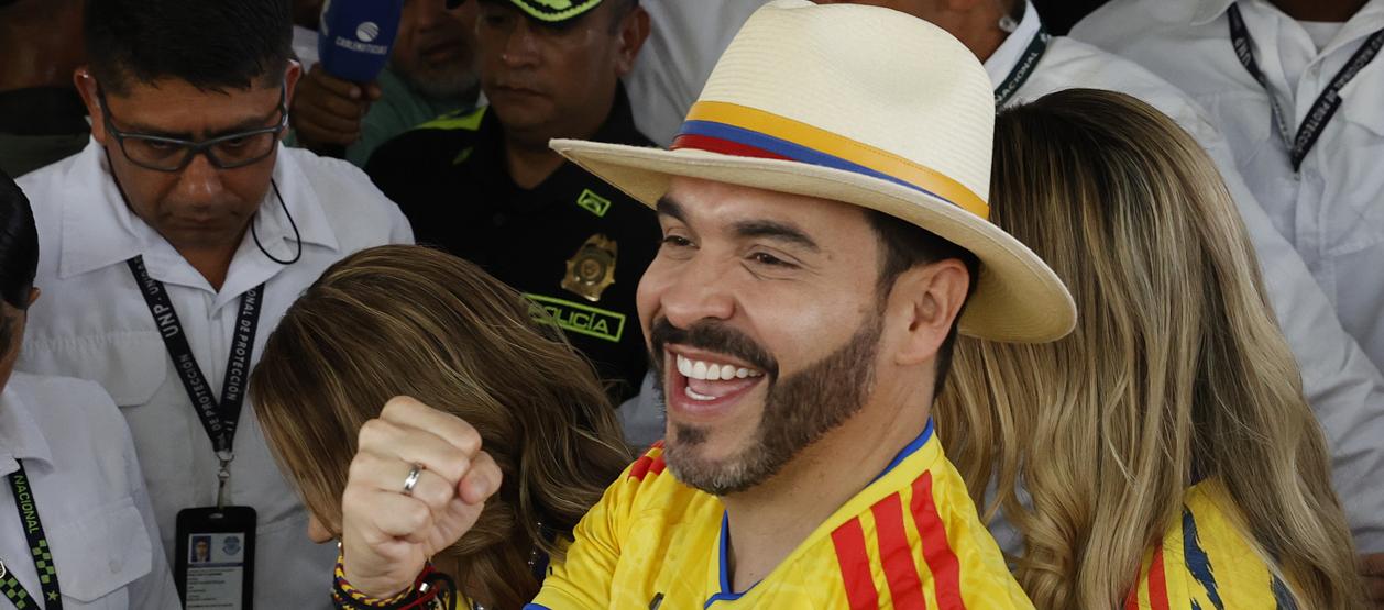 El Presidente electo, Abelardo De La Espriella.