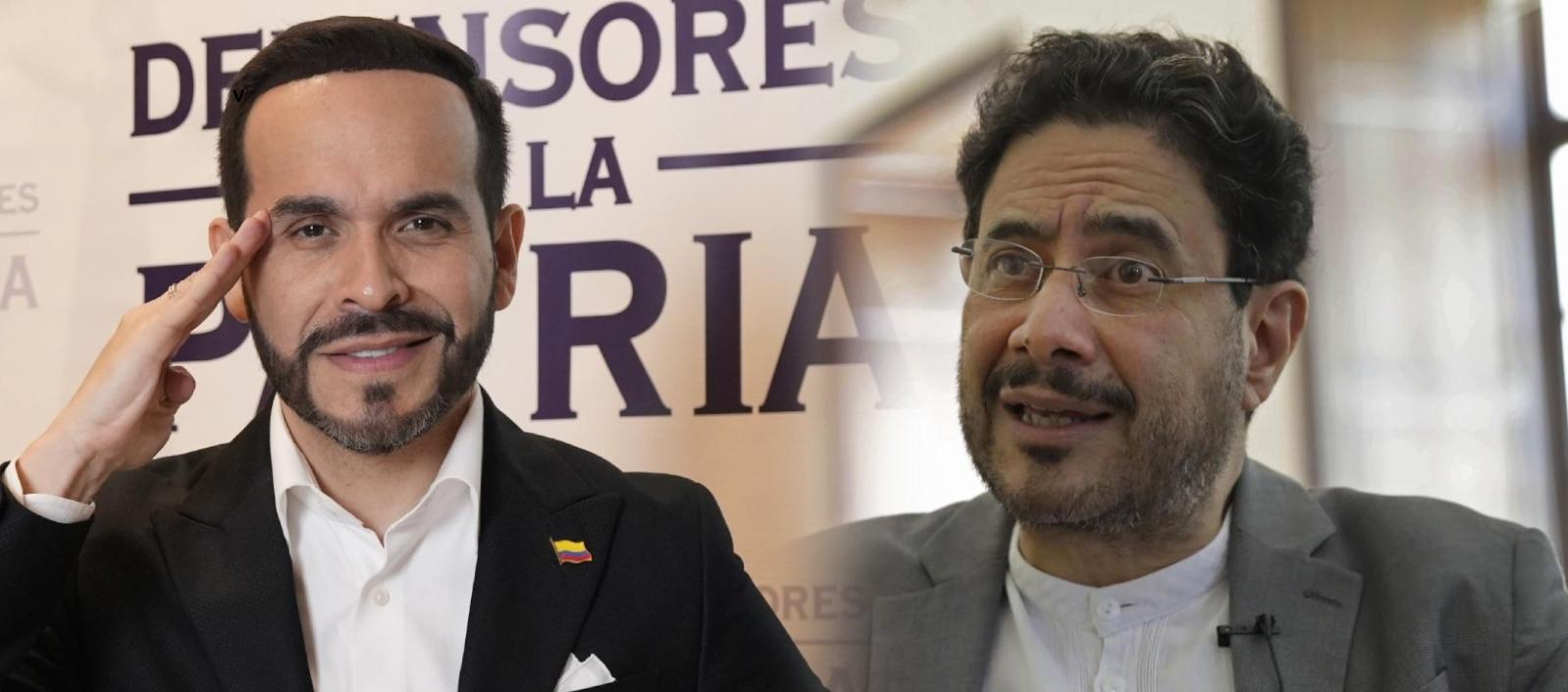 Abelardo De La Espriella e Iván Cepeda. 