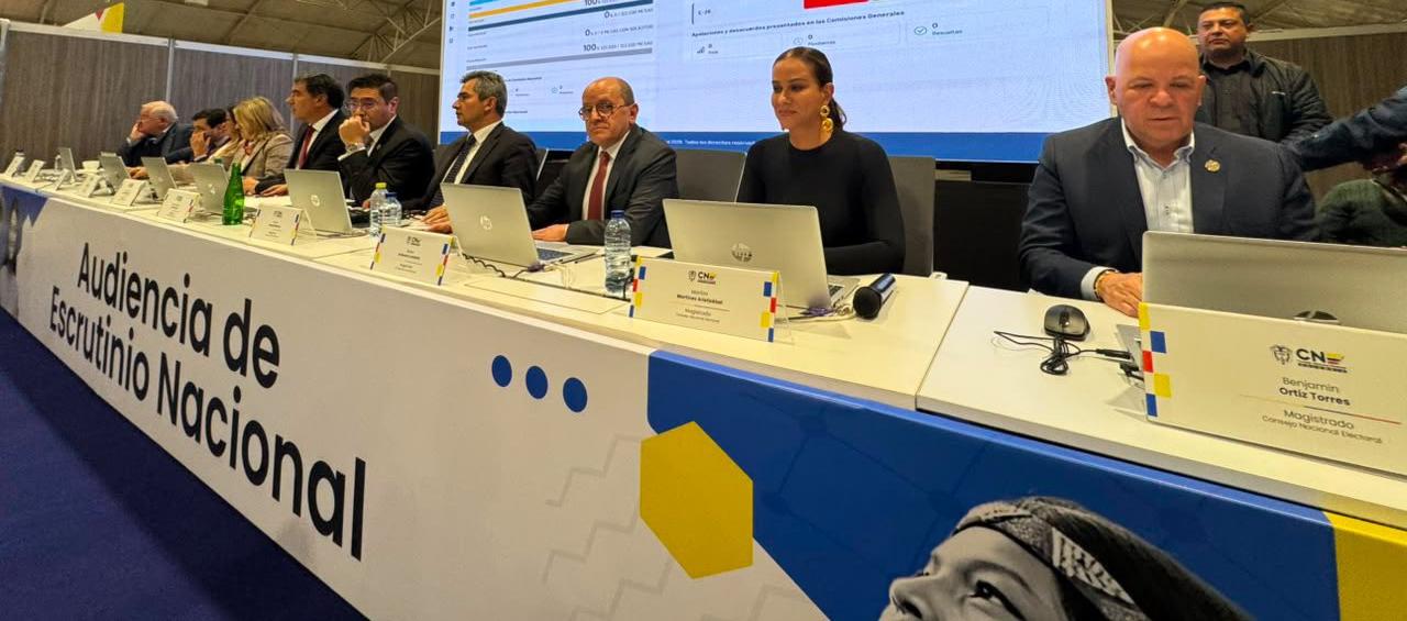Imagen de la Audiencia Nacional de escrutinios.