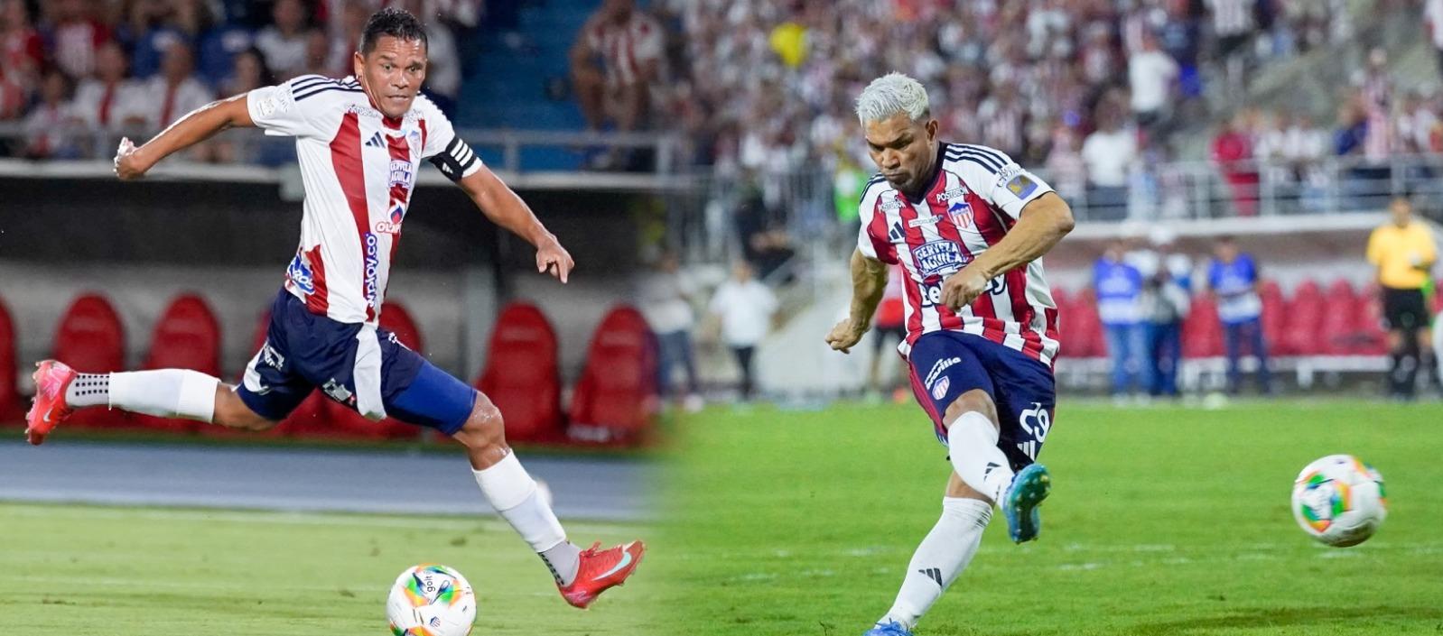 Carlos Bacca y Teófilo Gutiérrez.