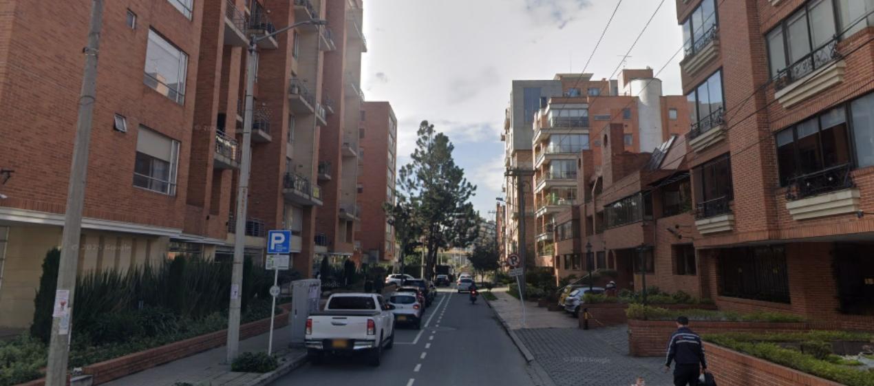 Localidad de Chapinero, en Bogotá, donde fue encontrado el cuerpo de la mujer. 