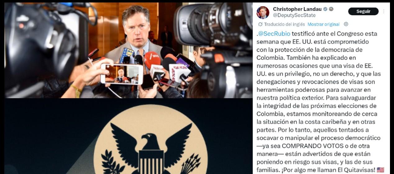 Cristopher Landau y la amenaza a los compradores de votos