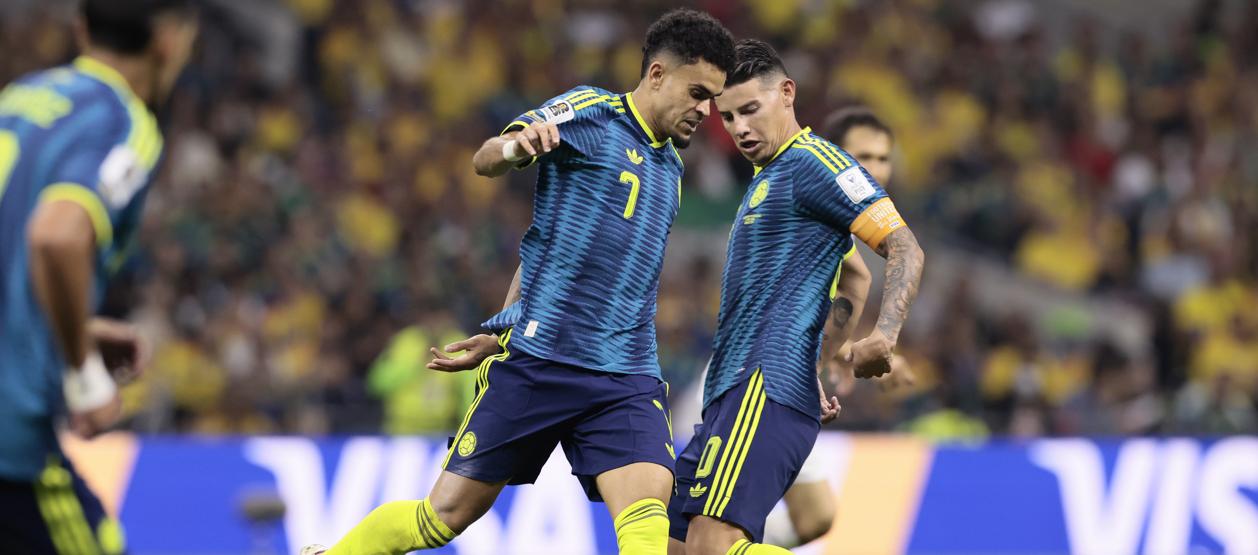 Luis Díaz y James Rodríguez.