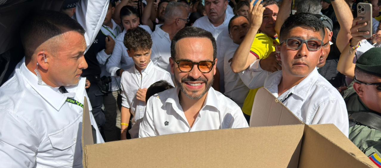 El candidato Abelardo De La Espriella.
