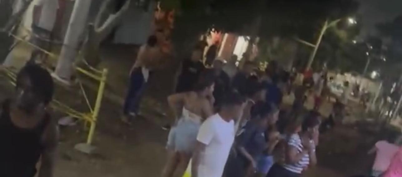 Sector de la Loma Roja donde se registró el doble asesinato. 