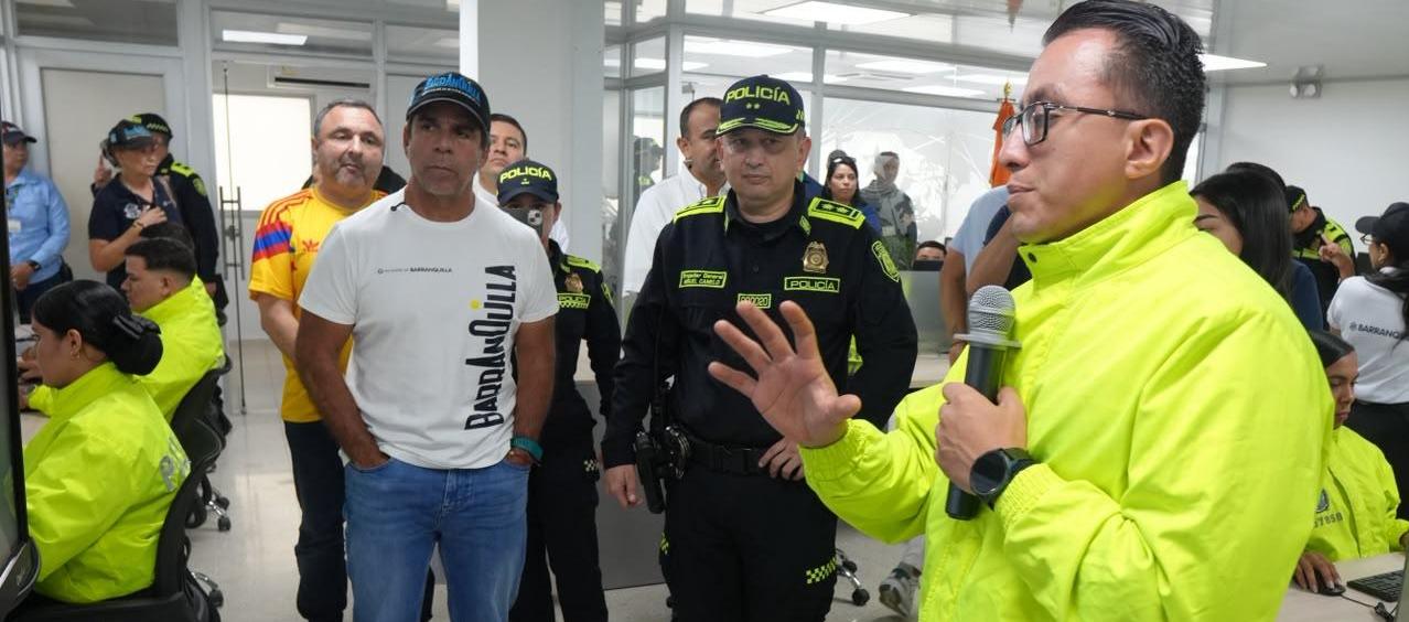 El Alcalde Char en el Centro Local de Análisis Criminal