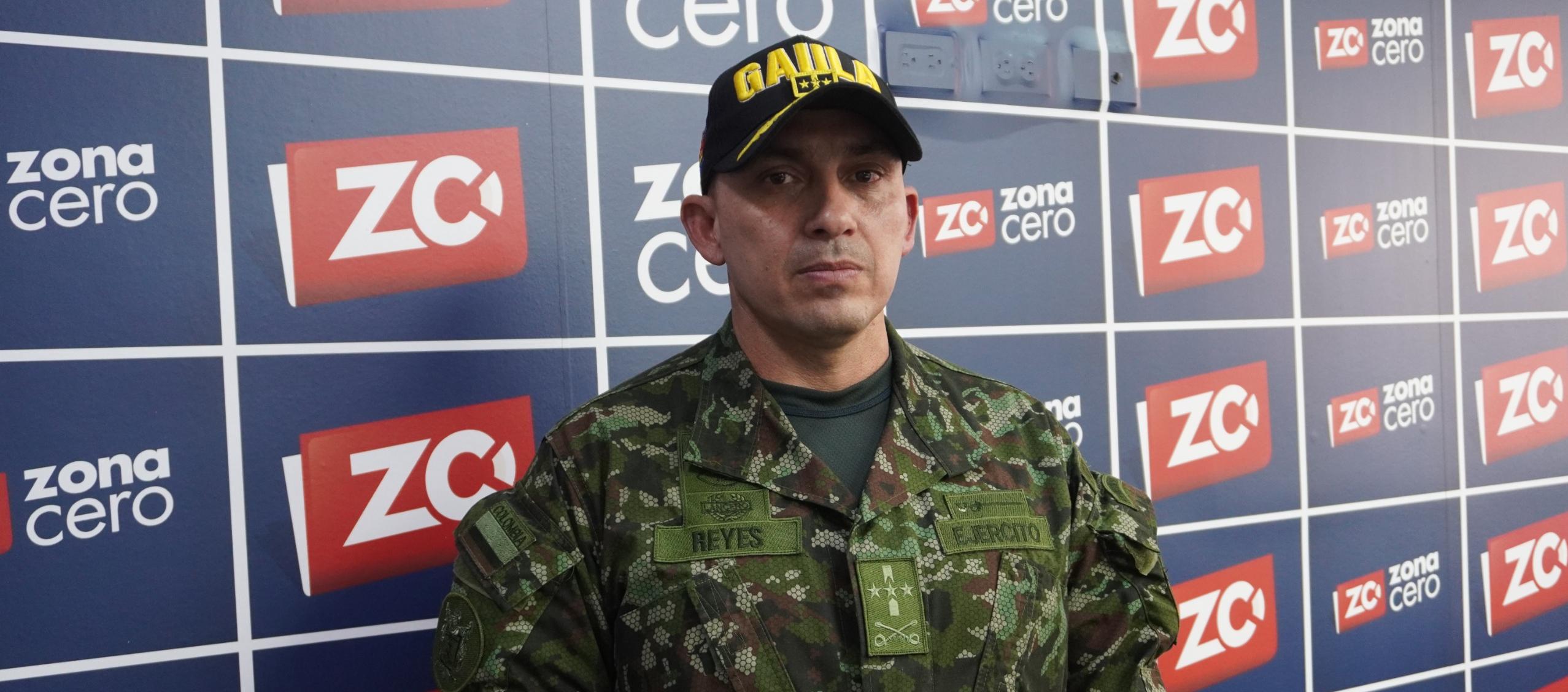 Coronel Stick Reyes Monsalve, comandante del Gaula Militar de Colombia. 