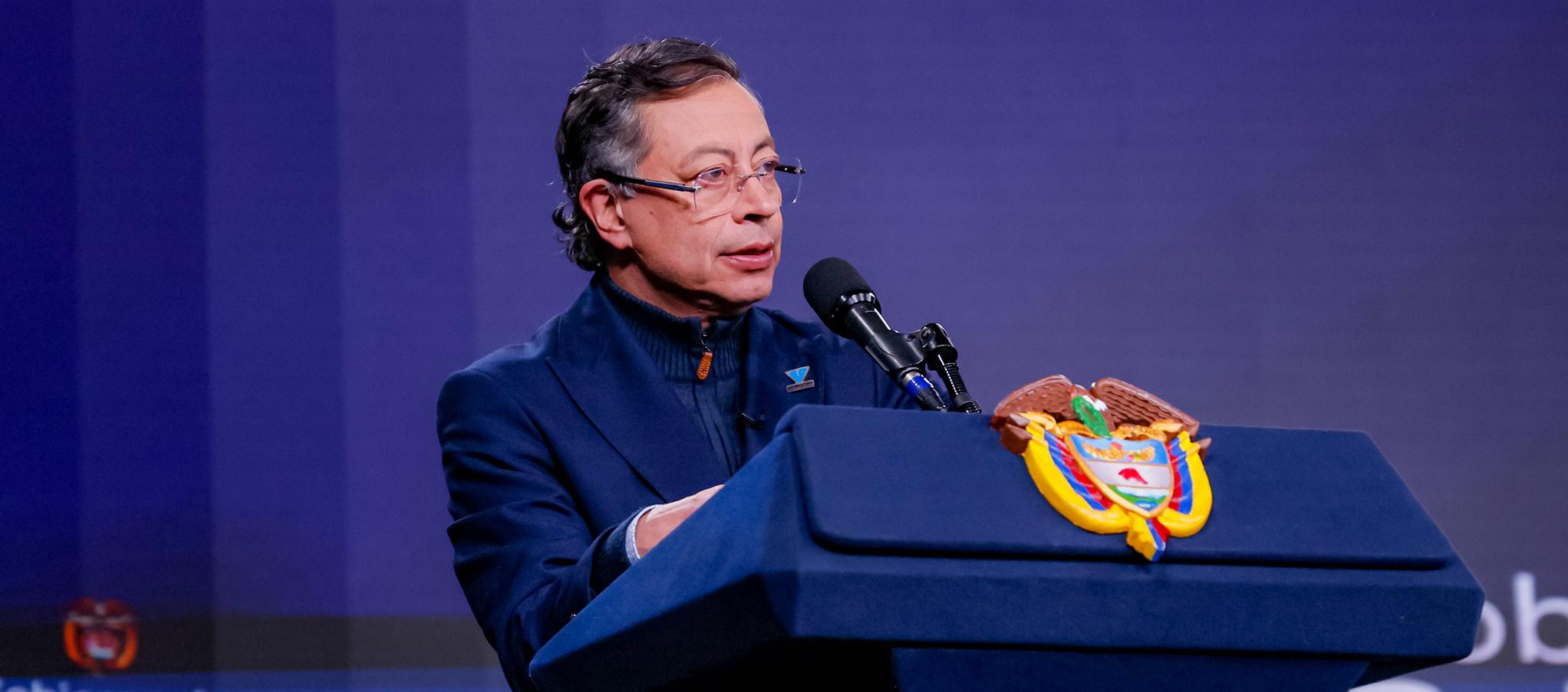 El Presidente Gustavo Petro.