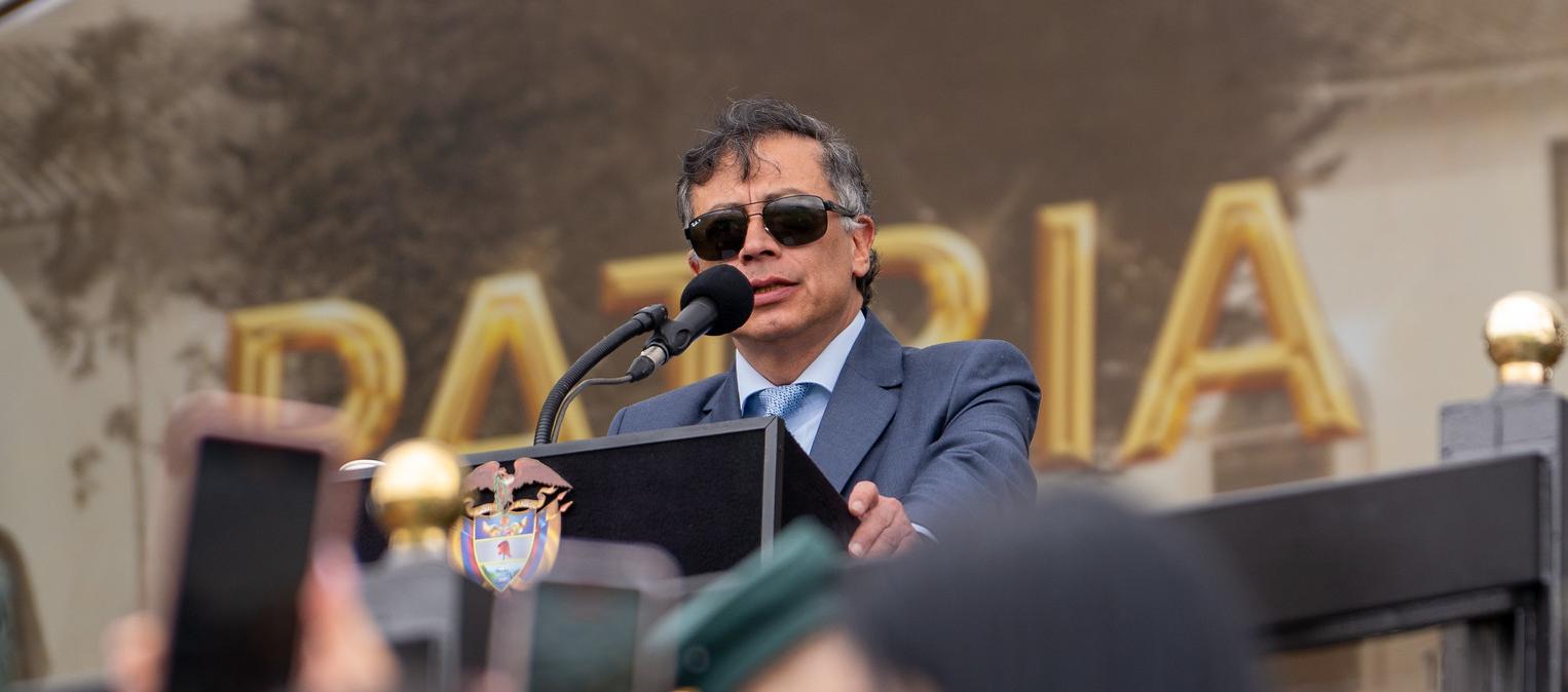 El Presidente Gustavo Petro.
