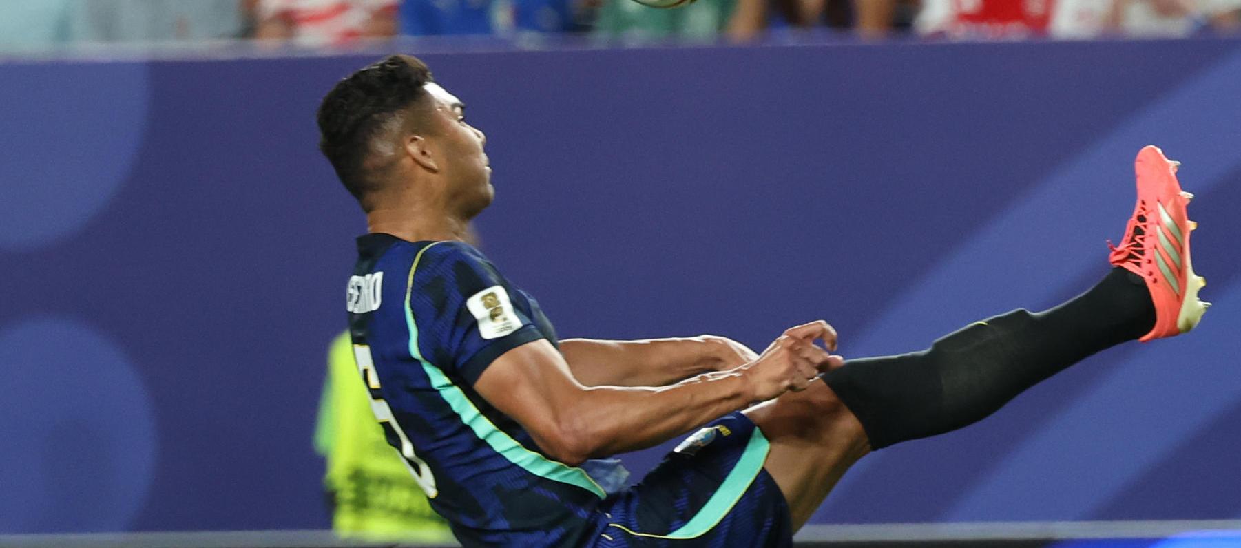 El jugador brasileño Casemiro.