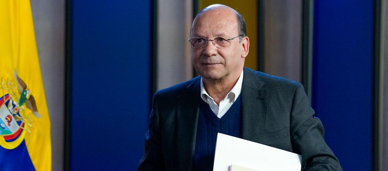 El ministro Delegatario con funciones presidenciales, Germán Ávila