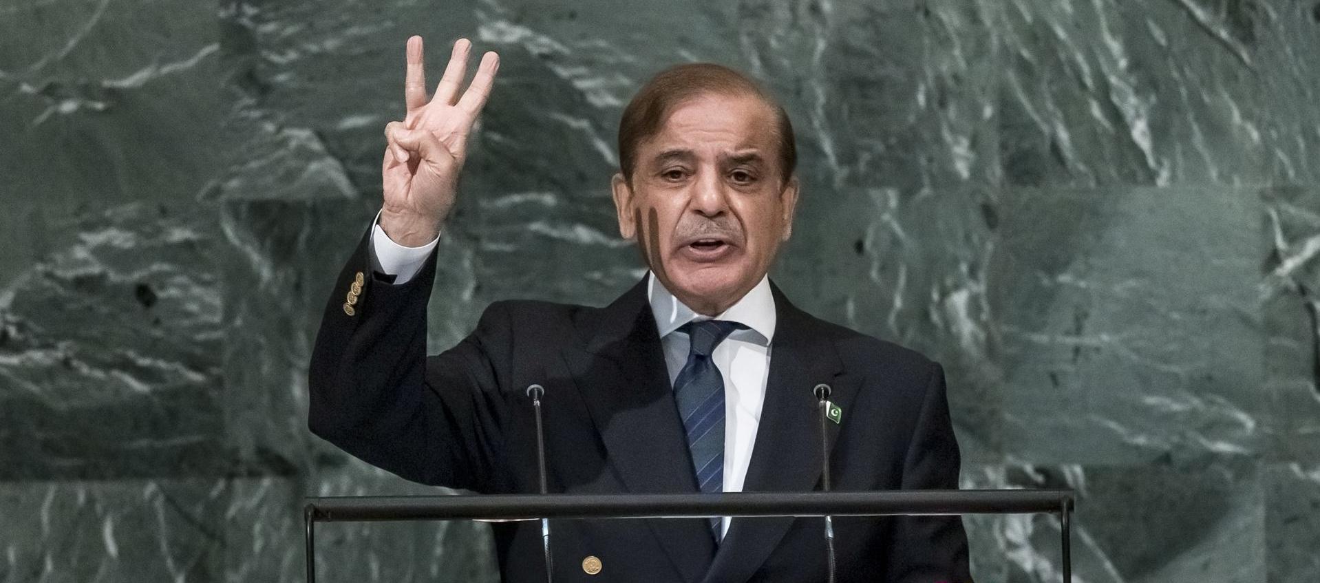El primer ministro de Pakistán, Shehbaz Sharif.