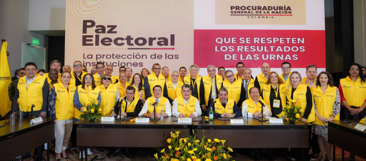 El procurador y otros organismos de control que trabajarán en elecciones