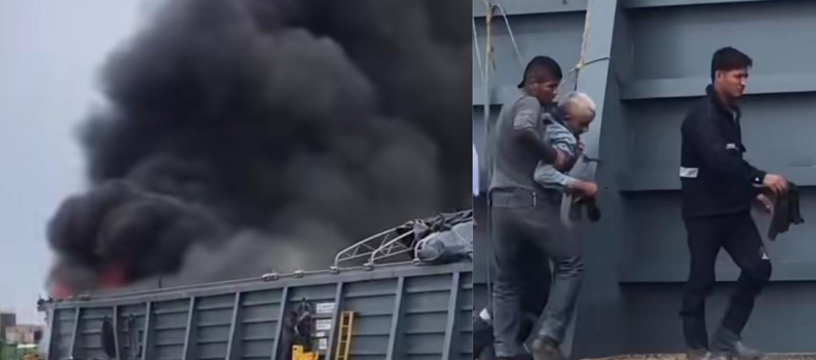 Emergencia en embarcación en Pasacaballos, en Cartagena. 