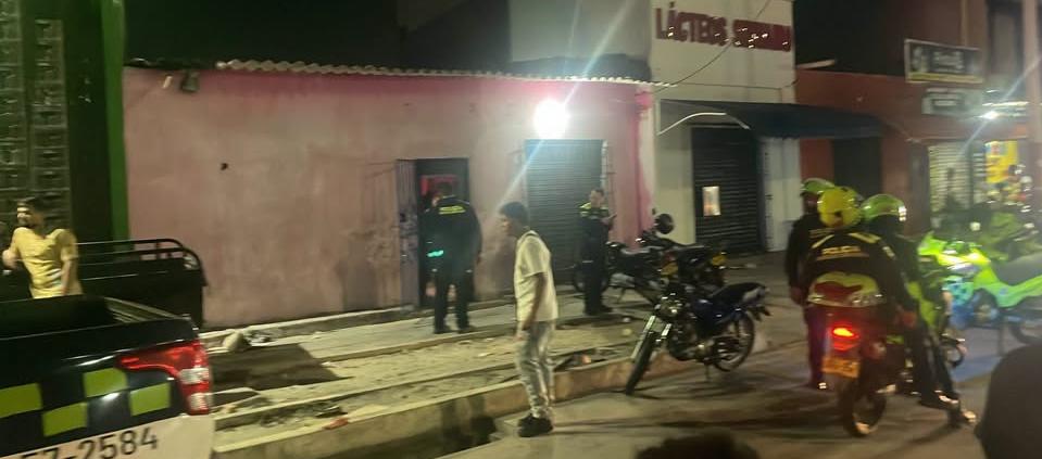 Lugar donde sucedió la masacre en Los Olivos.