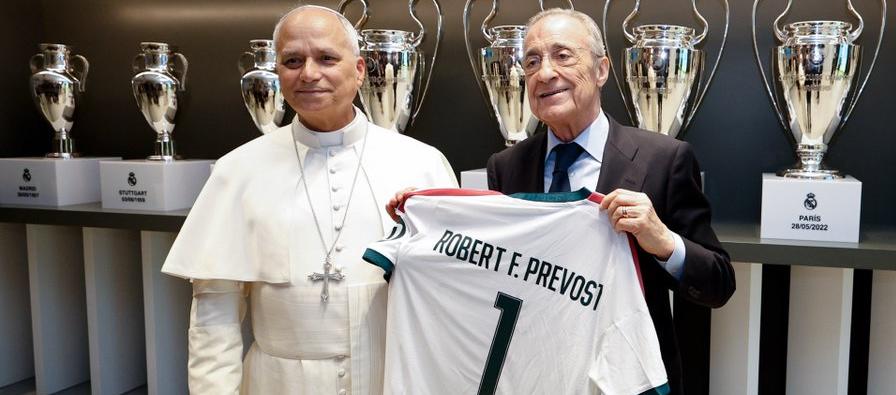 Florentino Pérez y el Papa León XIV