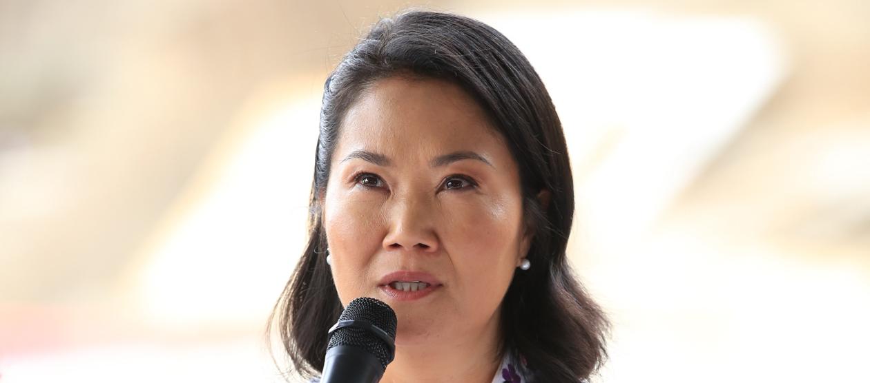 La candidata peruana Keiko Fujimori.