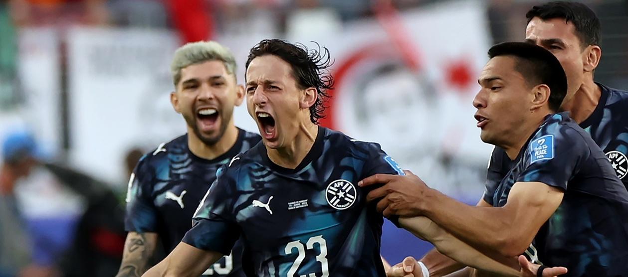 La celebración de Matías Galarza.