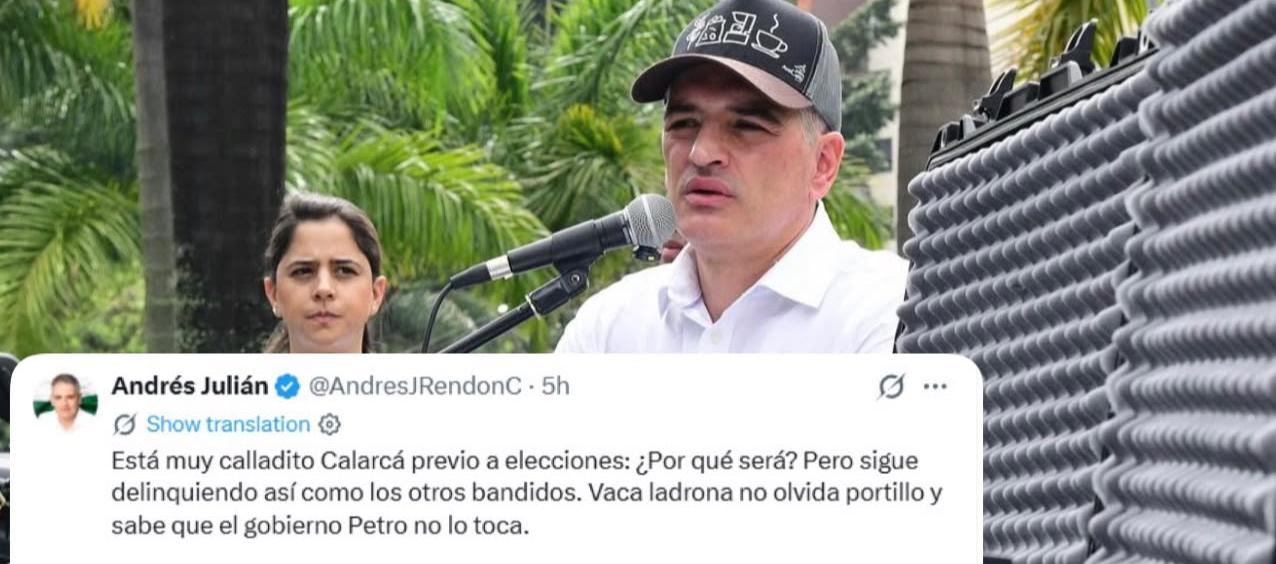 Gobernador de Antioquia, Andrés Julián Rendón.