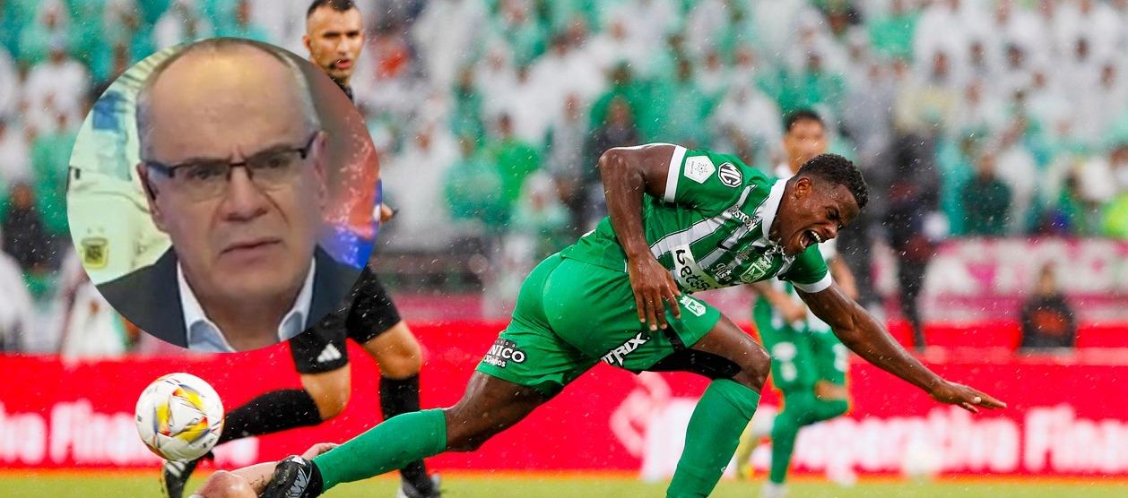 Hincha hirió a Juan José Peláez tras atacar cabina de transmisión en el Atanasio Giradot