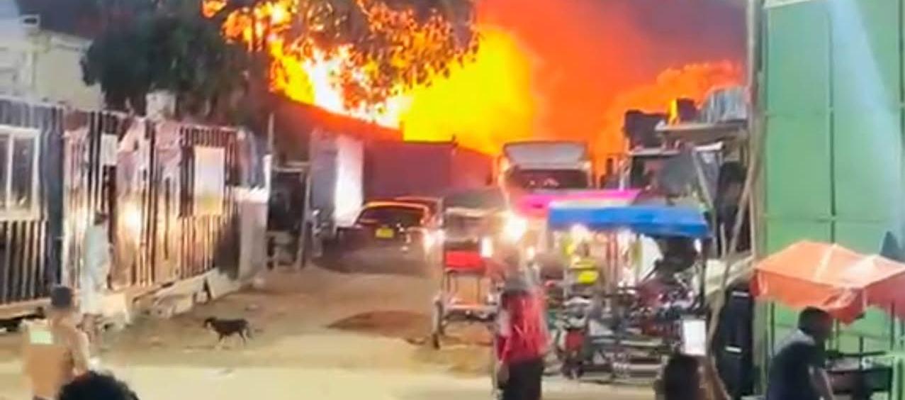 Incendio en Rebolo.