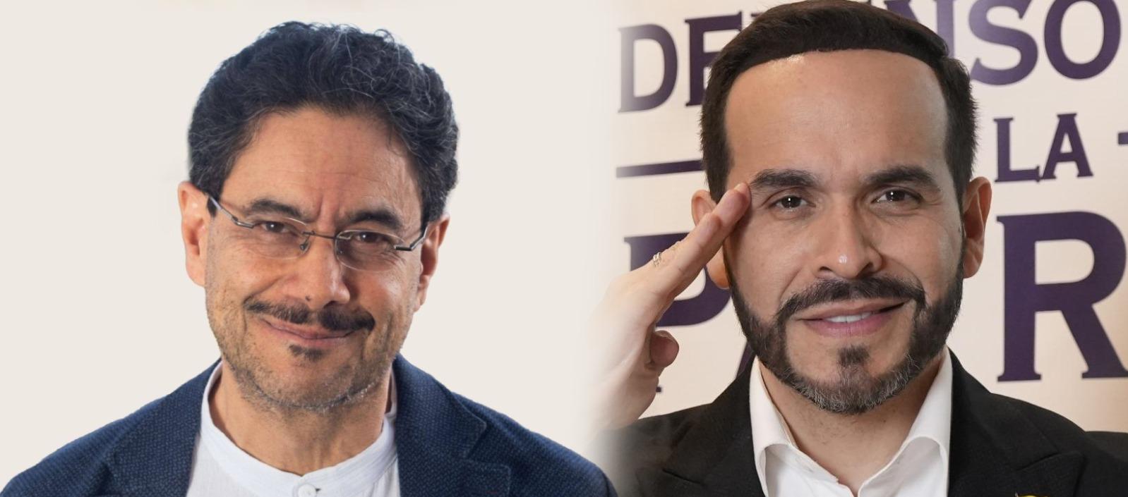 Iván Cepeda y Abelardo De La Espriella.