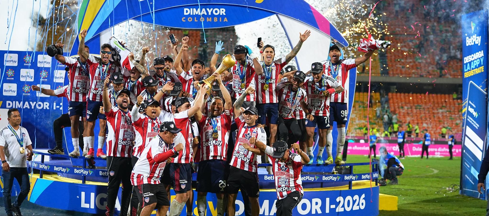 El momento del grito de bicampeón.