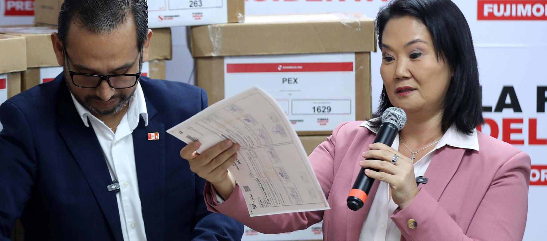 Keiko Fujimori. 