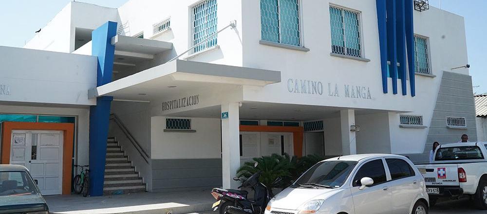 Camino La Manga, a donde fueron llevados los heridos. 