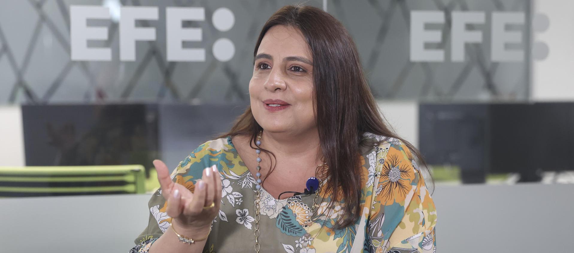 La presidenta de la Corte Constitucional, Paola Meneses
