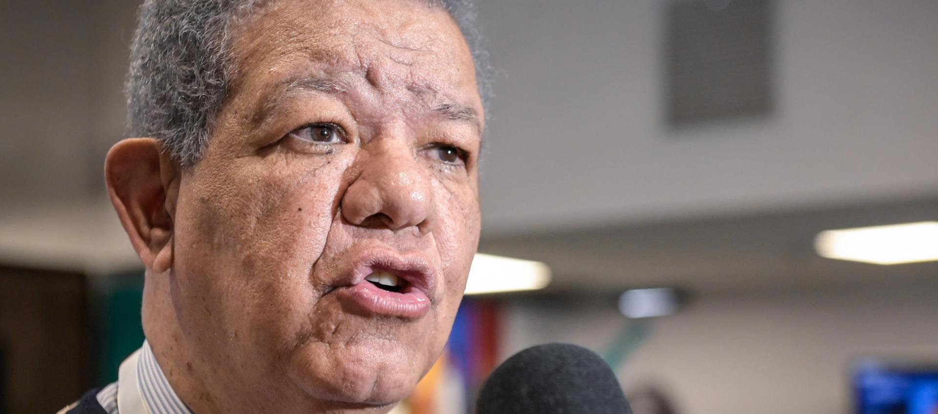 Leonel Fernández, jefe de la Misión de Observación Electoral de la OEA.
