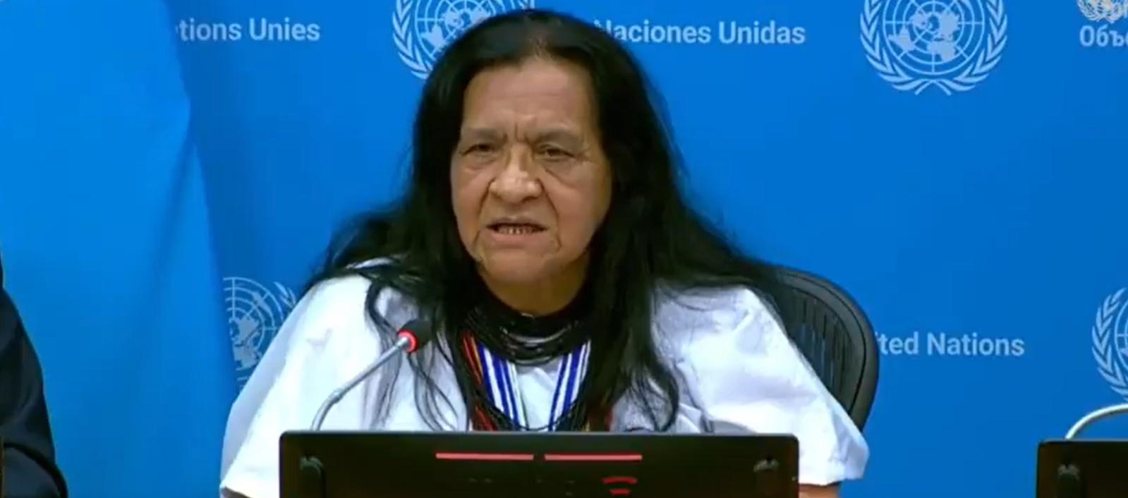 Leonor Zalabata, representante permanente de Colombia ante la ONU. 